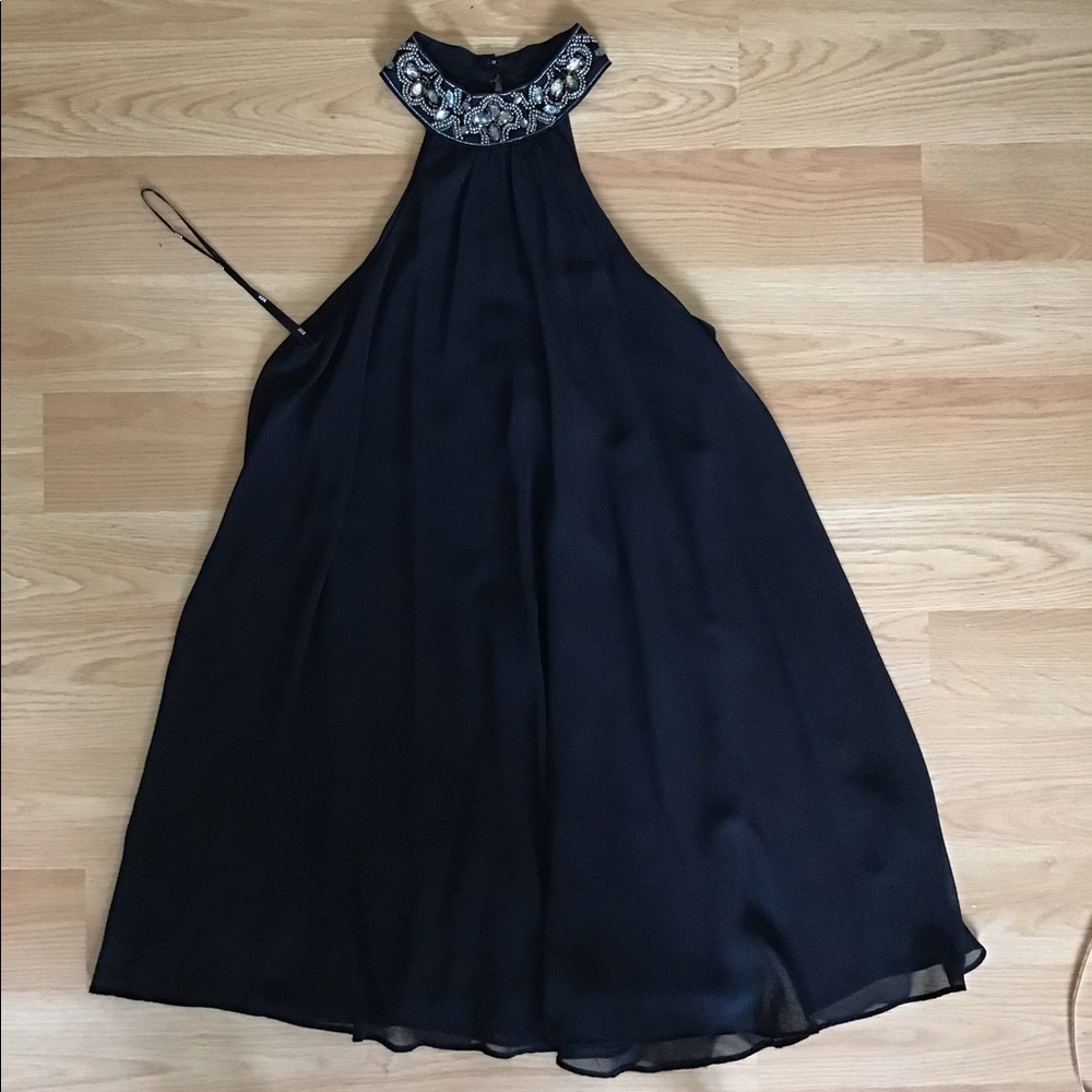 Black Chiffon Dress